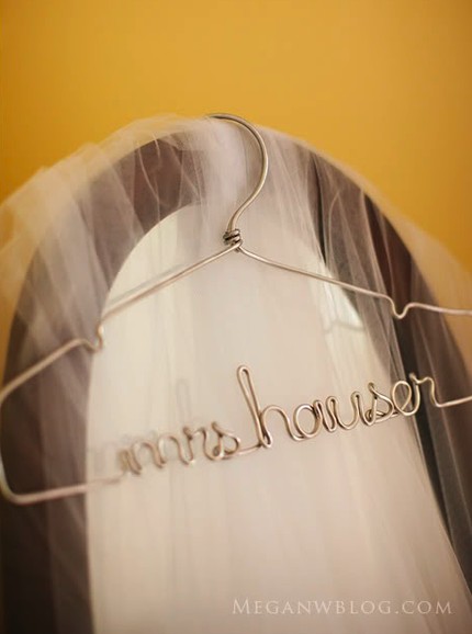 Silver Lingerie, Bridal Dress Hanger