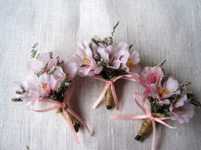 boutonniers cherry blossom blog