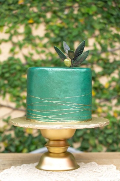 emerald green cake