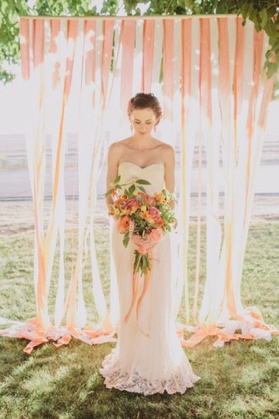 ribbon backdrop